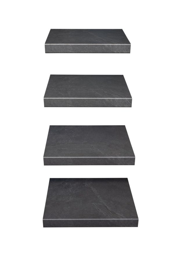 Trap Overzettreden - Leisteen Zwart 130 cm