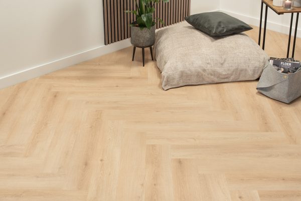 Walvisgraat - PVC Verlijmd - Cetus Crème
